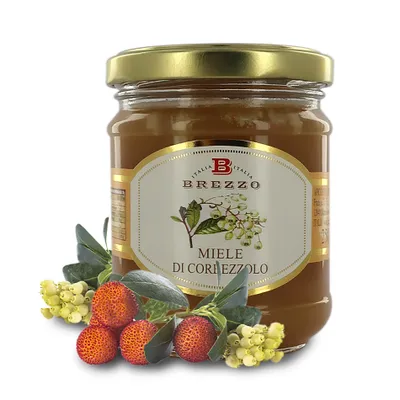 Obrázok produktu pre Taliansky med z planikových kvetov, 250 g (Miele di Corbezzolo)
