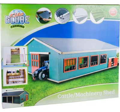 Immagine prodotto di Kids Globe Farming Viehstall (bewegliche Türen, abnehmbares Dach,1:32)