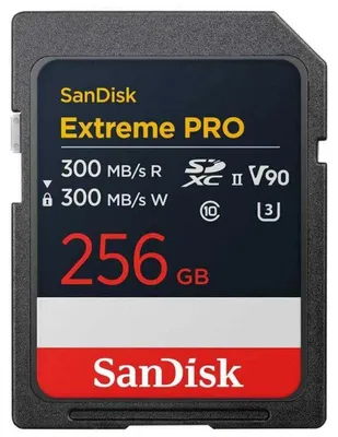 Produktbild von SanDisk ExtremePRO SDXCV90 256GB 300MB UHS-II  SDSDXDM-256G-GN4IN