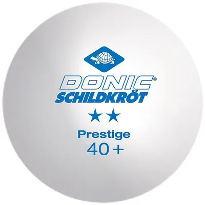Obrázek produktu pro DONIC Schildkröt 608322 Míčky na stolní tenis 2 hvězdičky Prestige bílé