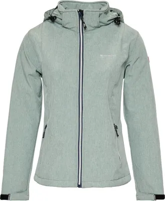 Produktbild von Nordberg Rinda - Softshell Outdoor Sommerjacke Damen - Light Green Melange - Größe XL