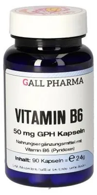 Produktbild von Vitamin B6 50 mg Gph Kapseln 90 St