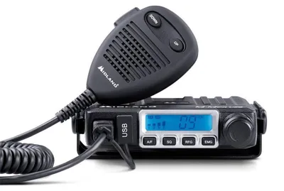 Produktbild von CB-Funkgerät, Midland M-MINI USB, 40 Kanäle AM/FM, digitale Rauschsperre, 12 V
