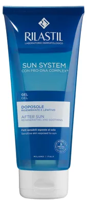 Produktbild von Rilastil Sun System Gel, transparent, regenerierend, feuchtigkeitsspendend, 200 ml