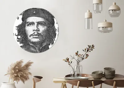Produktbild von MuchoWow® - Wand-Kreis - Wohnzimmer - Bild - Runde - Wanddeko - Dibond - Kunstdrucke