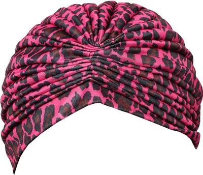 Produktbild von Damen Turban Kopfbedeckung Fashion Leopard Pink