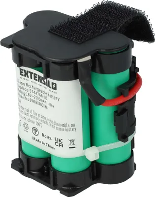 Produktbild von EXTENSILO Akku kompatibel mit Husqvarna Automower 305 2012, 305 2011, 305 2014, 305 2013, 305 2015, 305 2017, 305 2016 Rasenmäher (2500mAh 18V Li-Ion)