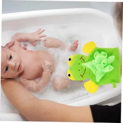 Produktbild von 3 Stück Duschschwämme und Peelinghandschuhe für Körper und Spa zur sanften Hautreinigung