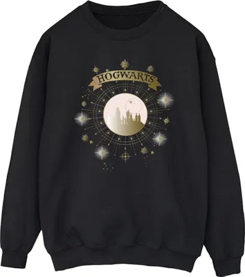 Produktbild von Harry Potter - "Hogwarts" Sweatshirt für Herren BI28849 (S) (Schwarz)