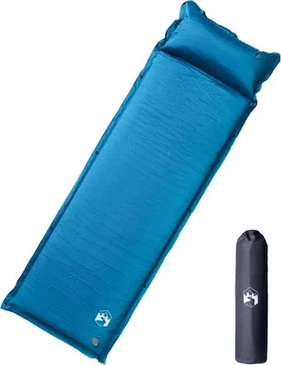 Produktbild von Selbstaufblasende Isomatte mit Kissen Türkis