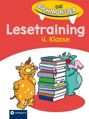 Produktbild von Die Buchmonster: Lesetraining 4. Klasse