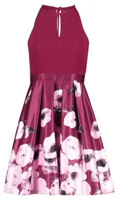 Produktbild von Vera Mont Damen 0137/4630 Kleid, Red/Pink, 36 EU