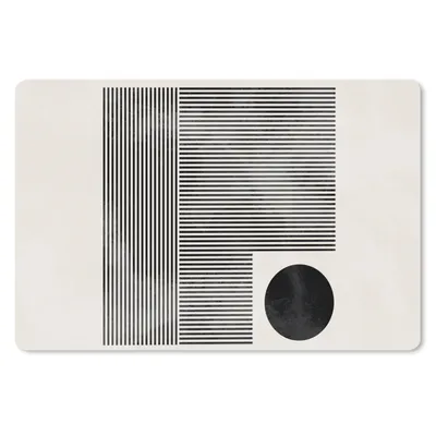 Produktbild von MuchoWow® Schreibtischunterlage Quadratisch - Minimalismus - Abstrakt 60x40 cm - XXL Mauspad - Großes Mauspad