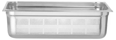 Image de HENDI Bac GN 1/1 perforé, Profi Line, GN 1/1, 21L, Gris clair, (H)150mm