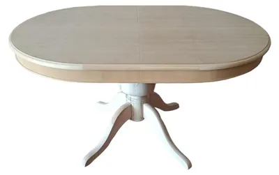 Produktbild von Runder Esstisch Esszimmer Tische Wohnzimmer rund Tisch 135 x 91 cm Holz Möbel