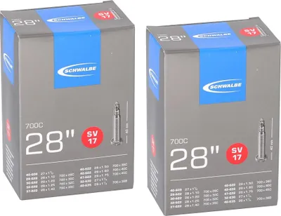 Produktbild von 2 Stück Schwalbe ( SV17 ) 28"/700C Schlauch 28/47-622/635