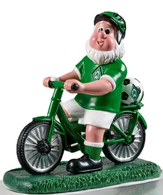 Produktbild von SV Werder Bremen Gartenzwerg Fahrrad