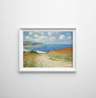 Produktbild von Poster - Leinwand - 29,7 cm x 21 cm - Leinwandposter - Der Weg zum Strand
