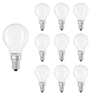 Produktbild von Osram E14 LED Kugellampe P45 6,5W 806lm 4000K 230V 45mm 10 Stück