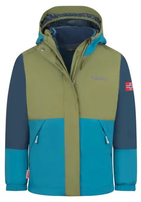 Produktbild von Trollkids Kjerag 3in1 Jacke Lagenjacke Jungen grün 176