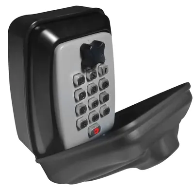 Sleutelkluis mit Druckknopfcode, schwarz, L, Wandmontage