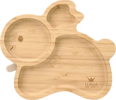 Produktbild von BamBam Kinderteller - Teller Bambus Rabbit | BamBam