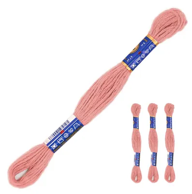 3 Docken Stickgarn sltrosa
