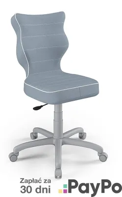 Obrázok produktu pre Kreslo pre tínedžrov Petit, sivá farba Jasmine, model 06, veľkosť 6