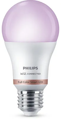 Zdjęcie produktu dla Żarówka LED E27 A60 8.5W = 60W 806lm 2200-6500K RGB + TW Inteligentna SMART WiFi Bluetooth Aplikacja WiZ Philips