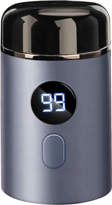 Produktbild von Rasierer, Mini-Elektrorasierer für Männer, Intimrasierer, abwaschbar, kabellos, USB, für unterwegs, nass und trocken (blau)