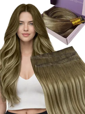 Image de Extensions de cheveux synthétiques "Ombre Zopf", 60 grammes, 55 cm