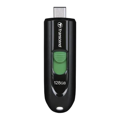 Produktbild von Transcend JetFlash 790C, 128 GB, USB Typ-C, 3.2 Gen 1 (3.1 Gen 1), Schutzhülle, 4,9 g, Schwarz