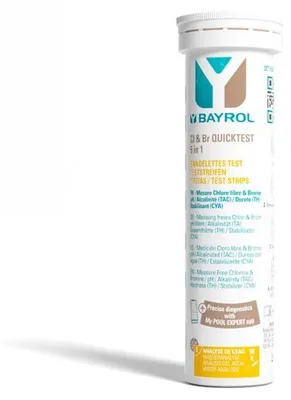 Produktbild von BAYROL Quicktest 5 in 1 (50 Teststreifen)