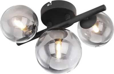 Produktbild von Globo Lighting lampa sufitowa metal czarny mat, 3x G9 LED