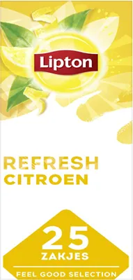 Produktbild von Lipton Feel Good Selection Schwarzer Tee Zitrone 25 x 1,6 Gramm