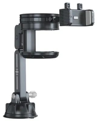 Immagine prodotto di Supporto per telefono da auto con portabevande, 2 in 1, ventosa girevole a 360°, compatibile con telefoni da 4 a 7,2 pollici, per escavatori, furgoni, camion, prolunga