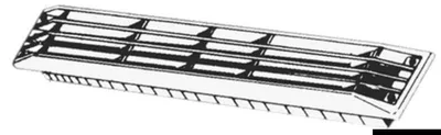 Produktbild von Zebra ABS-Lufthutze, weiß , 1 Stück