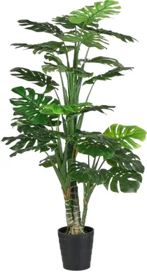 Produktbild von Mica Decorations Monstera Kunstpflanze - H160 x Ø80 cm - Grün