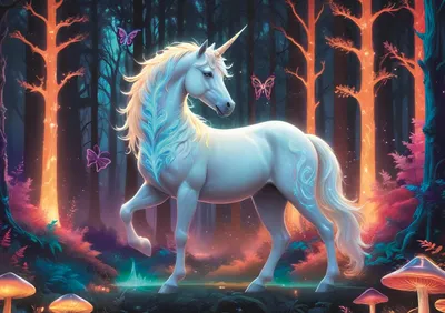 Zdjęcie produktu dla TREFL PUZZLE 1000 Mistyczny jednorożec 10955
