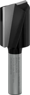 Produktbild von PRO Nutfräser, zweischneidig, Ø 20 x L 24,6, Schaft 8 mm