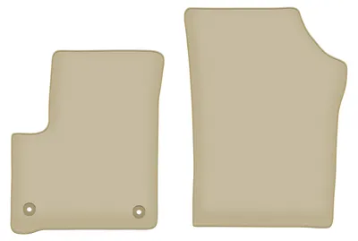Image de Tapis de sol velours PREMIUM beige compatibles avec Seat e-Mii (2019-, à hayon) – avec fixations – sur‑mesure