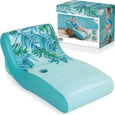 Image de BESTWAY 43402 - Nafukovací lehátko s textilním potahem 176 x 107 cm