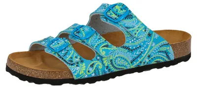Productafbeelding van Lico BIOLINE LADY damessandalen, turquoise/geel, maat 39 EU