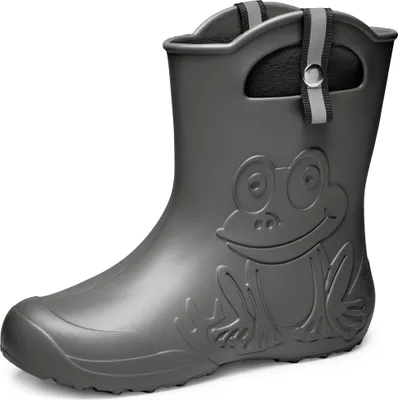 Produktbild von Damen federleichte EVA Gummistiefel Regenschuhe gefüttert LA-CA-FrogWom265 (Carbone, 40/41)