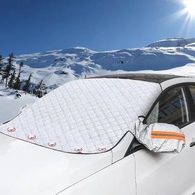 Image de Pare-soleil magnétique pour pare-brise – Protection contre la neige et la glace