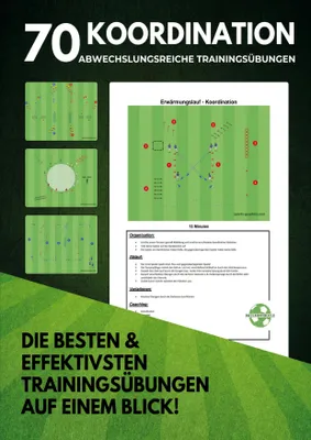 Produktbild von 70 abwechslungsreiche Koordinationsübungen für dein perfektes Fußballtraining