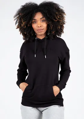 Produktbild von Gorilla Wear Crowley Oversize-Kapuzenpullover – Schwarz – XS