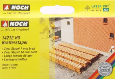 Produktbild von Noch 14212 Bretterstapel Spur H0 in