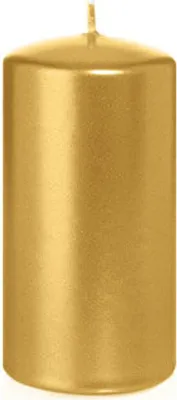 Produktbild von Stumpenkerzen Gold Ø 48 x 100 mm, 8 Stück