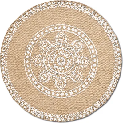 Obrázek produktu pro ZELLER Prostírání Mandala lněné, průměr 38cm